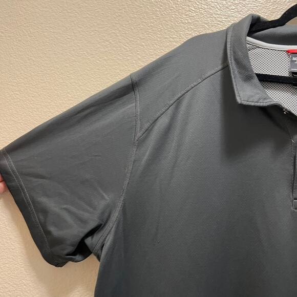 The North Face Men's Polo Shirt Dark Gray Short Sleeve Size XXL Golf Polo - Picture 3 of 8
